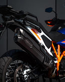 Remus 2021+ KTM 1290 Super Adventure S Euro5 Remus 8 2.0 SS Black w/ Carbon Heat Shield EC-2