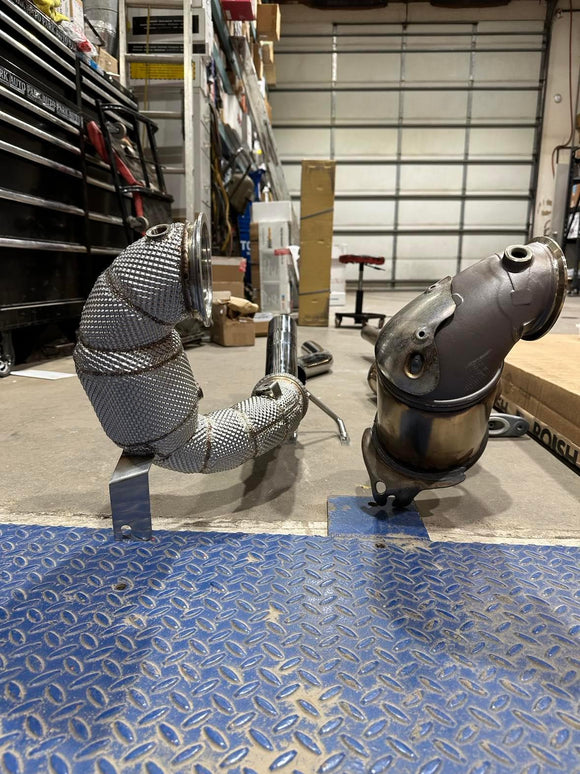 2022+ MK8 Golf R / 8Y S3 2.0T Catless downpipe V1