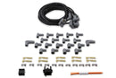 RACEPAK Wire Set. Black Super Conductor. Universal 8-cyl. 90-1
