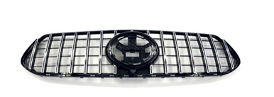 Zunsport Mercedes GLE Class W167 AMG GT-R Panamericana Style Front Grille - Black / Chrome ZMC023