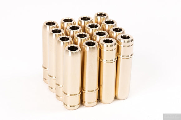 GSC P-D Ford 5.0L Coyote Gen 1/Gen 2 (STD) Intake/Exhaust Valve Guide w/Stopper - Set of 16