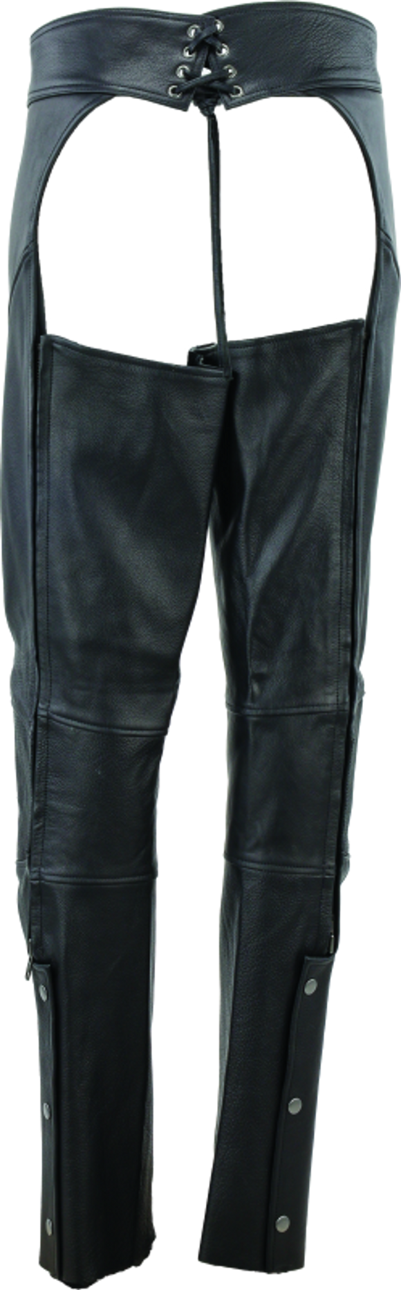 Kuryakyn Leather By River Road Sierra Leather Chaps Black Womens - Medium