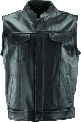 Kuryakyn Leather By River Road Vandal Club Vest Black - 2XL
