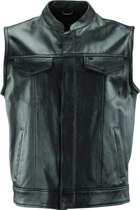 Kuryakyn Leather By River Road Vandal Club Vest Black - Small