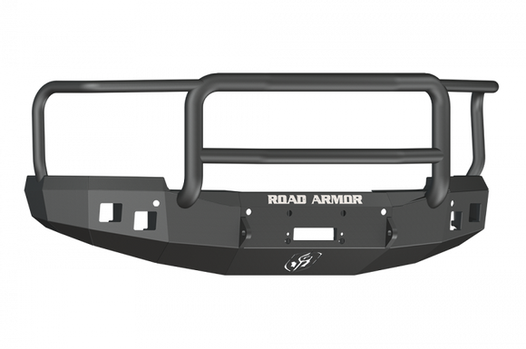 Road Armor 14-15 Chevy 1500 Stealth Front Winch Bumper w/Lonestar Guard - Tex Blk