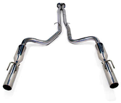 SLP 2005-2006 Pontiac GTO LS2 LoudMouth II Cat-Back Exhaust System w/ PowerFlo X-Pipe