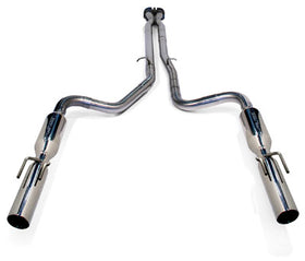 SLP 2005-2006 Pontiac GTO LS2 LoudMouth II Cat-Back Exhaust System w/ PowerFlo X-Pipe