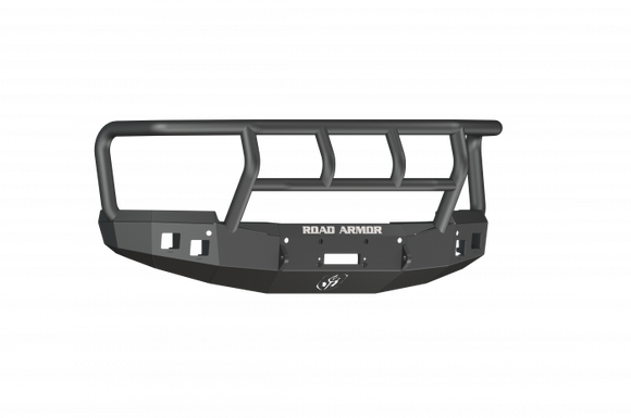 Road Armor 15-19 Chevy 2500 Stealth Front Winch Bumper w/Titan II Guard - Tex Blk