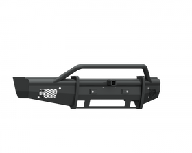 Road Armor 15-19 Chevy 2500 Vaquero Front Bumper w/Pre-Runner Guard 2in Receiver - Tex Blk