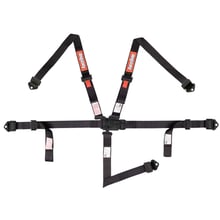 RACEQUIP JR L & L 5PT HARNESS BLACK