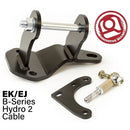 Innovative 96-00 Civic B-Series Black Steel Hydro to Cable Trans Conversion Bracket and Actuator-1