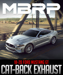 MBRP ACTIVE CAT-BACK EXHAUST: 2018–2020 FORD MUSTANG GT-4