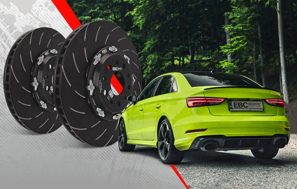 EBC Racing 17-20 Audi RS3 2 Piece SG Racing Front Rotors