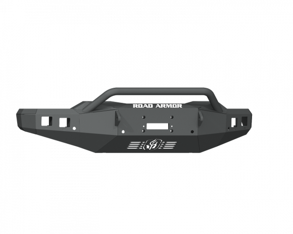 Road Armor 2020 Chevy 2500HD Stealth Front Winch Bumper w/Pre-Runner Guard - Tex Blk