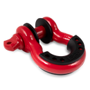 Body Armor 4x4 3/4in Red D-Ring with Black Isolators Single-1