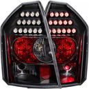 ANZO 2005-2007 Chrysler 300C LED Taillights Black-1
