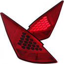 ANZO 2003-2005 Nissan 350Z LED Taillights Red-1