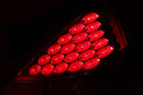 ANZO 2003-2005 Nissan 350Z LED Taillights Red-2