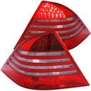 ANZO 2000-2005 Mercedes Benz S Class W220 LED Taillights Red/Smoke-1