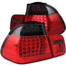ANZO 2002-2005 4DR BMW 3 Series E46 LED Taillights Red/Smoke-1