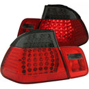ANZO 1999-2001 BMW 3 Series E46 LED Taillights Red/Smoke 2pc-1