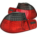 ANZO 1999-2001 BMW 3 Series E46 LED Taillights Red/Smoke 2pc-1