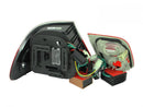ANZO 1999-2001 BMW 3 Series E46 LED Taillights Red/Smoke 2pc-2