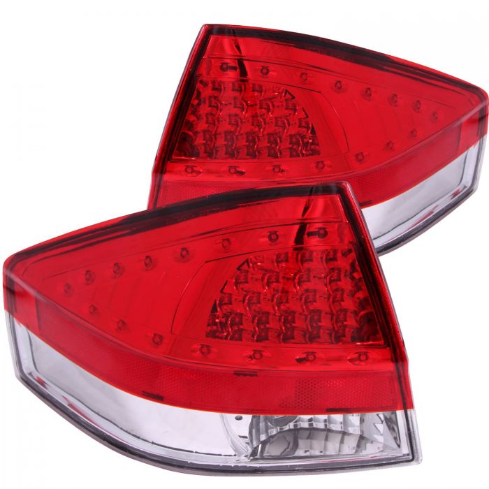 ANZO 2008-2011 Ford Focus LED Taillights Red/Clear