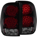ANZO 2002-2009 Chevrolet Trailblazer LED Taillights Red/Smoke-1