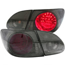 ANZO 2003-2008 Toyota Corolla LED Taillights Red/Smoke-1