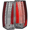 ANZO 2007-2011 Cadillac Escalade LED Taillights Chrome-1