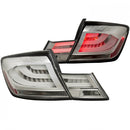 ANZO 2013-2015 Honda Civic (excludes hybrid) LED Taillights Chrome-1
