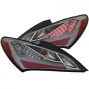 ANZO 2010-2013 Hyundai Genesis LED Taillights Smoke-1