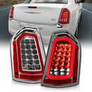 ANZO 11-14 Chrysler 300 LED Taillights Chrome w/ Sequential-1