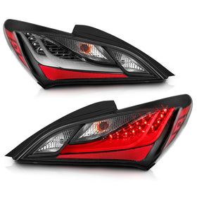 ANZO 10-13 Hyundai Genesis 2DR LED Taillights Smoke