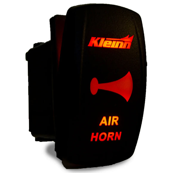 Kleinn Air Horn Rocker Switch - Lighted-Amber