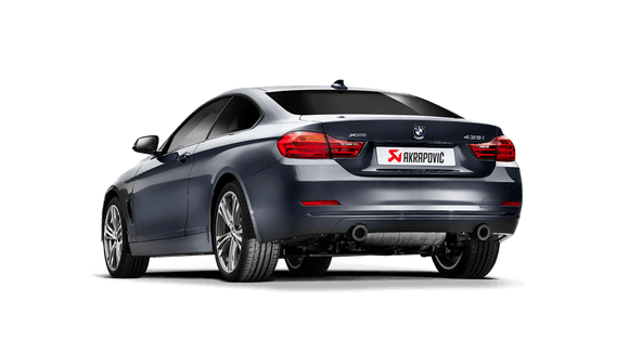 Akrapovic 13-15 BMW 335i/435 (F30 F31 F32) Evolution Line Cat Back (SS) w/ Carbon Tips and Link Pipe