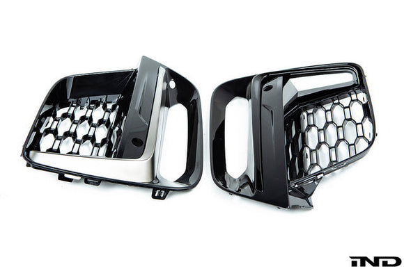 IND G0X X3 / X4 M40i Pre-LCI Painted Front Bumper Side Grille Set