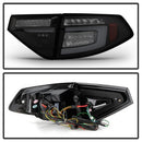 Spyder 08-14 Subara Impreza WRX Hatchback LED Tail Lights Seq Signal Blk Smoke ALT-YD-SI085D-SEQ-BSM-3