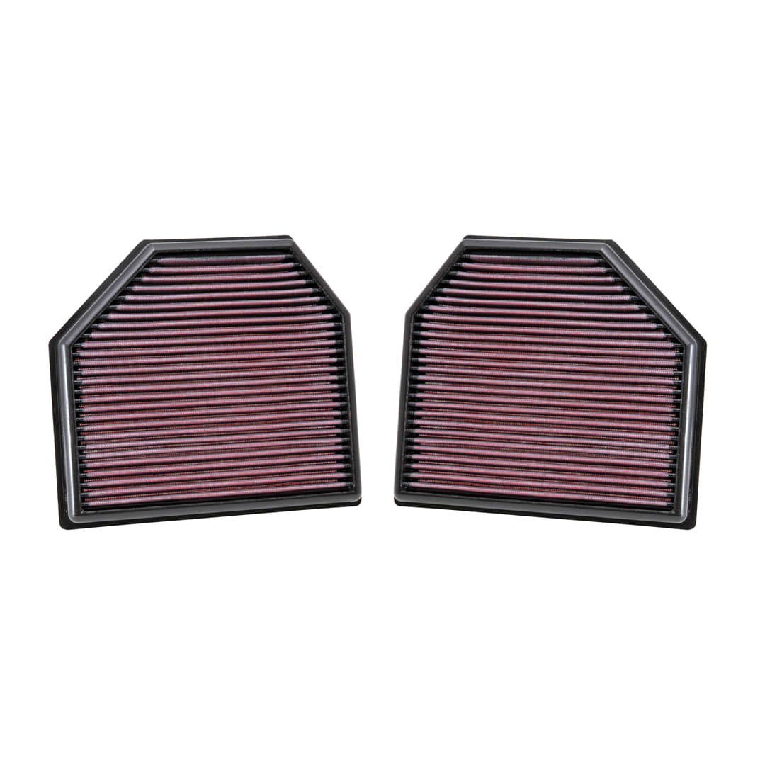 K&N Replacement Air Filter for 11-14 BMW M5/M6 4.4L V8 / 2015 M4/M3 3.0L I6  (2 per box)