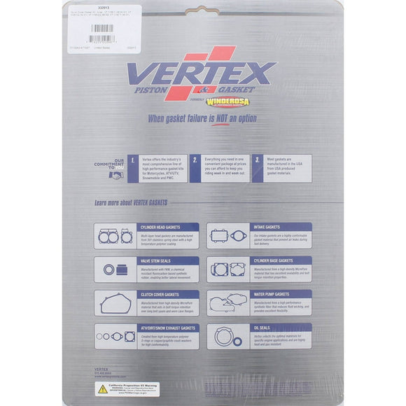 Vertex Gaskets 1992 Honda VT1100C Inner Clutch - Side Cover Gasket Kit