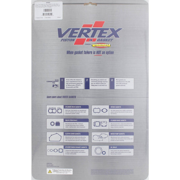 Vertex Gaskets 14-20 Yamaha BOLT Inner Clutch - Side Cover Gasket Kit