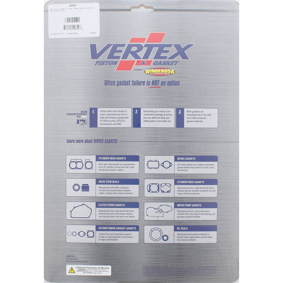 Vertex Gaskets 89-02 Suzuki GS500 Inner Clutch - Side Cover Gasket Kit