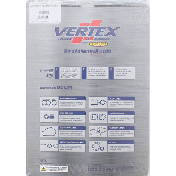 Vertex Gaskets 06-22 Suzuki M109R Inner Clutch - Side Cover Gasket Kit