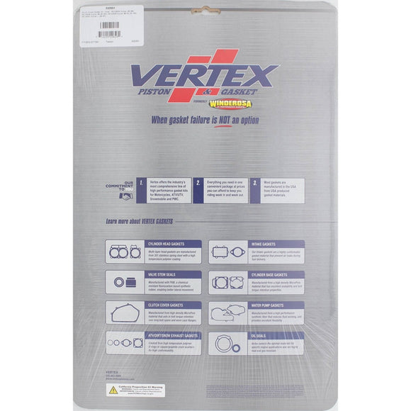 Vertex Gaskets 87-99 Kawasaki VN1500A Inner Clutch - Side Cover Gasket Kit