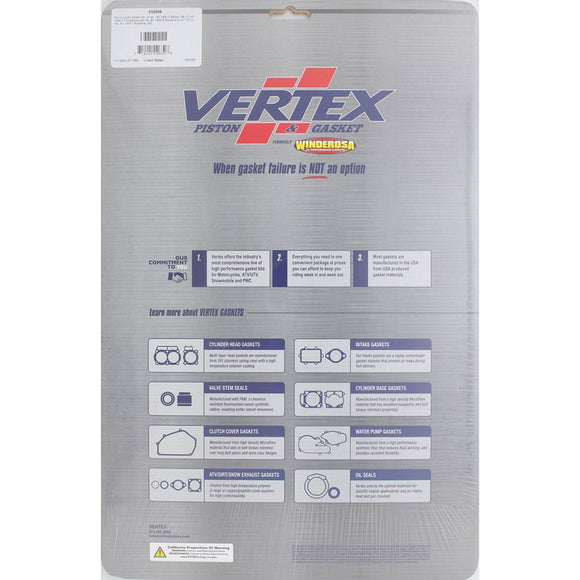 Vertex Gaskets 08-17 Yamaha XV19 RAIDER Inner Clutch - Side Cover Gasket Kit