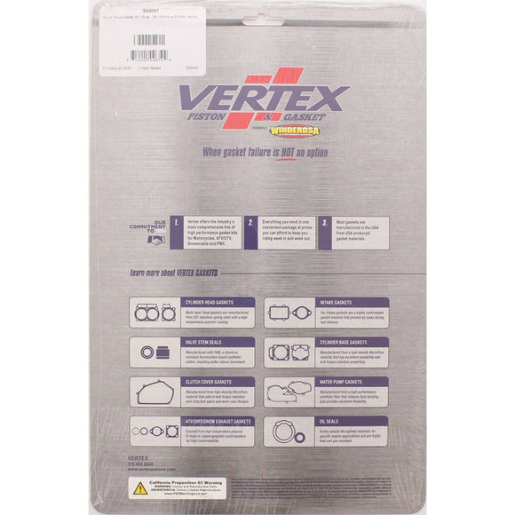 Vertex Gaskets 04-05 Kawasaki ZX10R Outer Clutch Gasket Kit