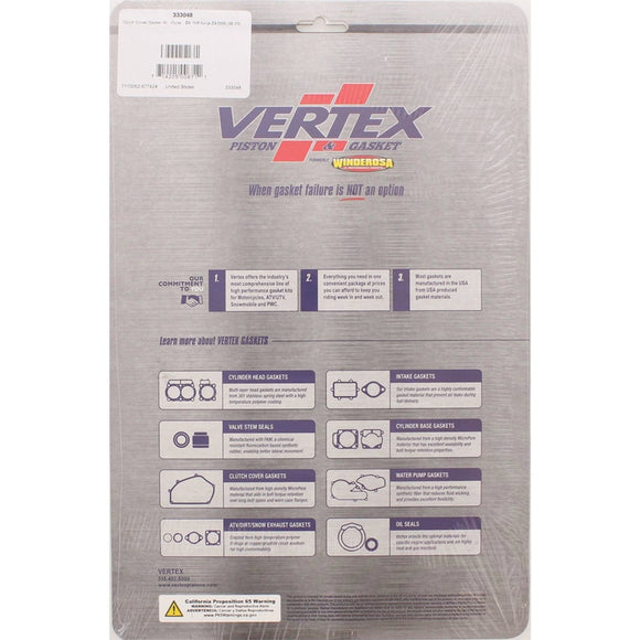 Vertex Gaskets 06-10 Kawasaki ZX10R Outer Clutch Gasket Kit