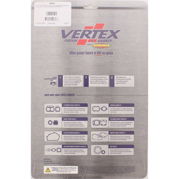 Vertex Gaskets 93-95 Kawasaki ZX750 (Ninja) ZX7 Outer Clutch Gasket Kit