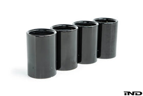 BMW M Performance F87 M2 Black Chrome Exhaust Tip Set - Straight Cut - 0